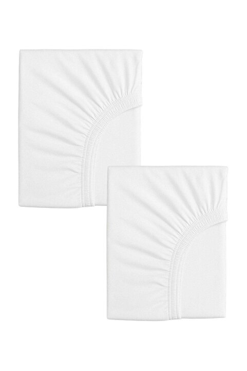 COTENCONCEPT 2 Adet Pamuklu ve Lastikli 60 x 120 x 15 cm Penye Bebek Çarşaf