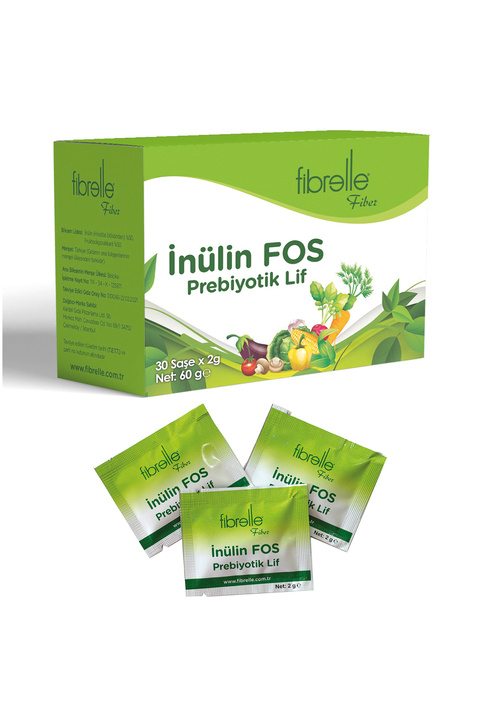 Fibrelle Inülin Fos Prebiyotik Lif 2 gr Saşe 30 Adet Kutu 1 Adet