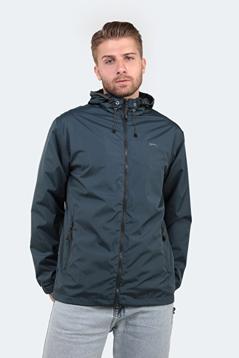 Slazenger OFANS Erkek Petrol Yağmurluk