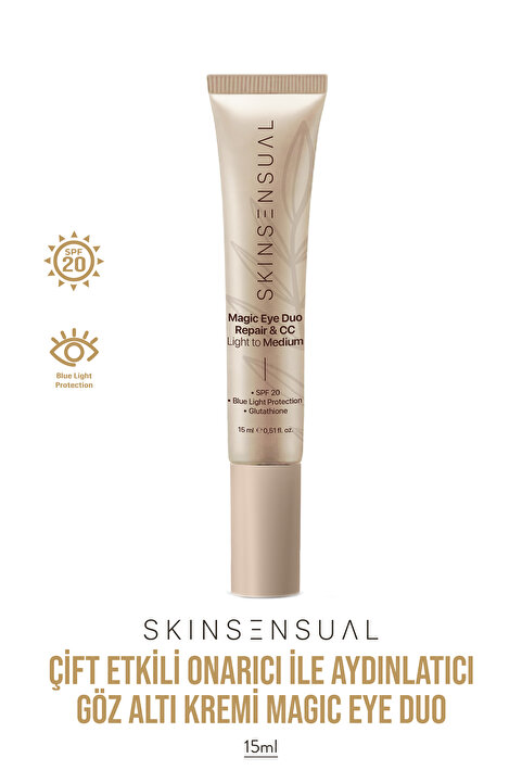 Skin Sensual Magic Eye Duo Repair & CC Göz Altı Kapatıcısı 15 ml | Onarıcı & Aydınlatıcı | Light to Medium