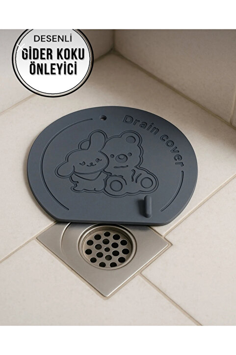 MİMOZA PARK Kötü Koku Önleyici Silikon Mat Banyo Mutfak Lavabo Balkon Gider Kapağı Böcek Önleyici 15X12 CM