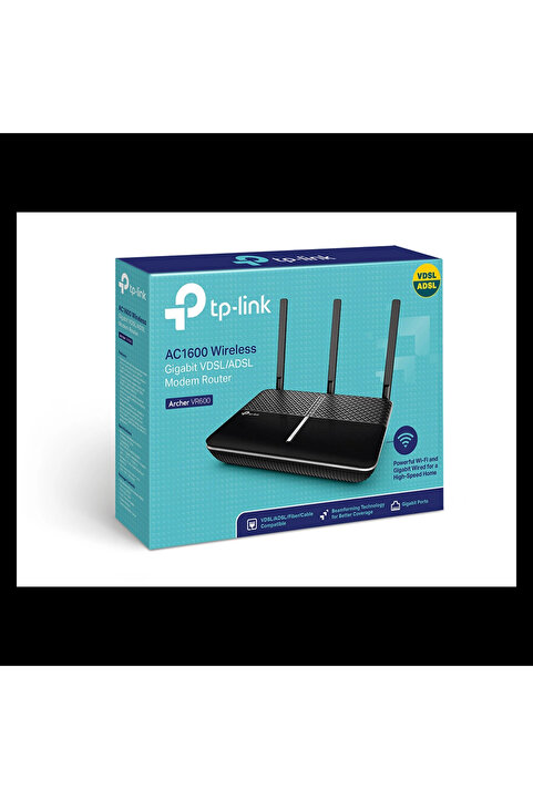Tp-Link Archer Vr600, Ac1600, 4 Port Gigabit, Dual Band Wifi, 1600mbps, 3xanten, 3g-4g Usb Desteği,