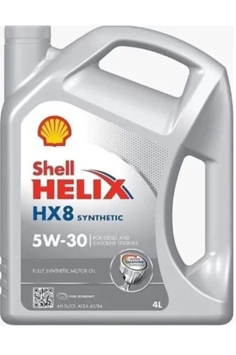 Shell Helix HX8 5W-30 Sentetik Motor Yağı 4L