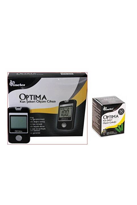 Optima Kan Şekeri Ölçüm Cihazı+ 1 Kutu Strip (50 Adet)
