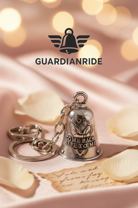 GuardianRide Çelik Motor Guardian Bell – Bana Güvenle Dön Model Anahtarlık