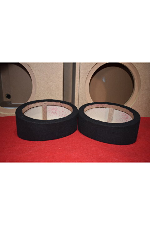 Genel Markalar Oval Hoparlör Kabini Siyah MDF Yuva 6x9 Inch Yükseltme Pandizot