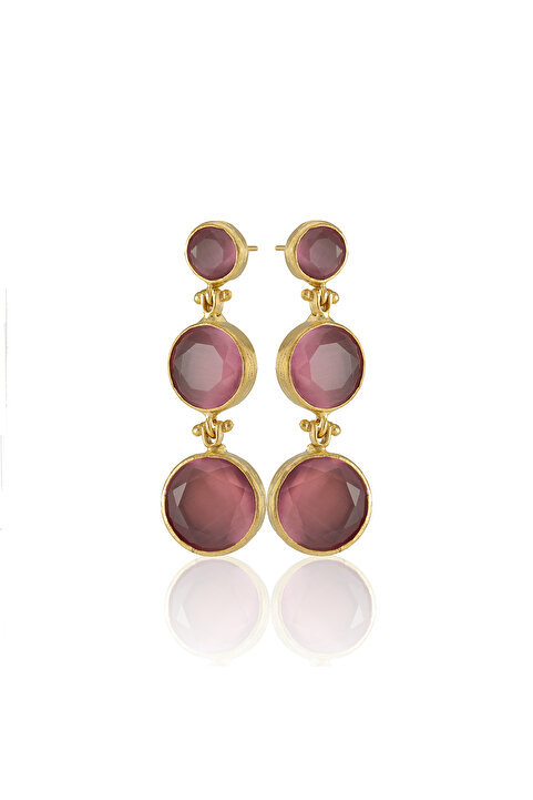 Design by Kadir Kadir Jewellery 22 Ayar Altın Kaplama Vintage Küpe -El İşçiliği Ve Hipoalerjenik Küpe