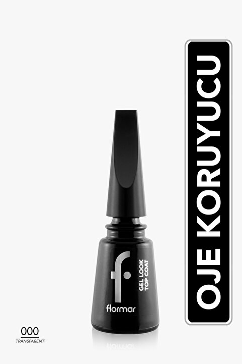Flormar Jel Görünüm Veren Son Kat Tırnak Cilası - Gel Look Top Coat - 000 - 8682536059275