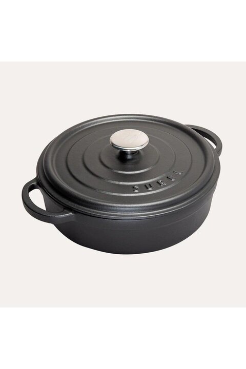 Sürel 24 cm Yuvarlak Tencere Mat Siyah