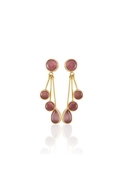 Design by Kadir Kadir Jewellery22 Ayar Altın Kaplama Vintage Küpe -El İşçiliği Ve Hipoalerjenik Küpe