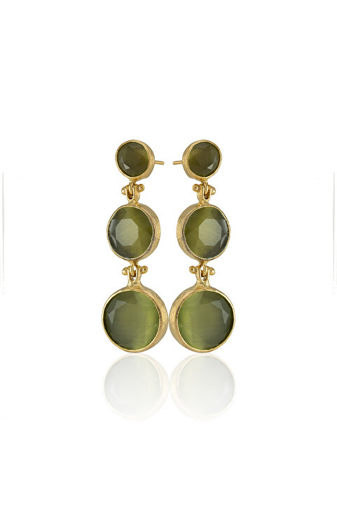 Design by Kadir Kadir Jewellery 22 Ayar Altın Kaplama Vintage Küpe -El İşçiliği Ve Hipoalerjenik Küpe