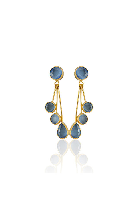 Design by Kadir Kadir Jewellery22 Ayar Altın Kaplama Vintage Küpe -El İşçiliği Ve Hipoalerjenik Küpe