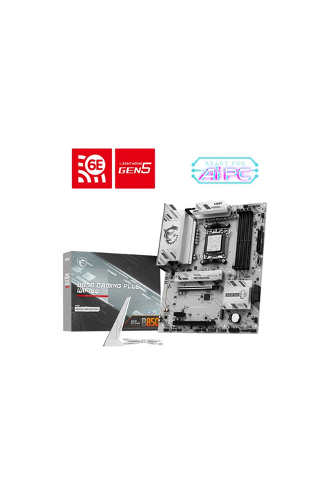 MSI B850 GAMING PLUS WIFI6E AM5 DDR5 8200(OC)Mhz ATX Gaming (Oyuncu) Anakart