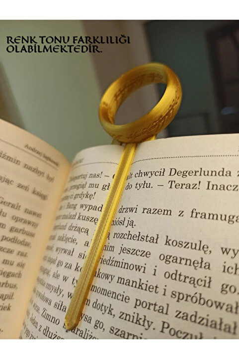 Genel Markalar Yüzüklerin Efendisi Temalı Kitap Ayracı V2 - Ürün Renginde Farklılık Olabilmektedir