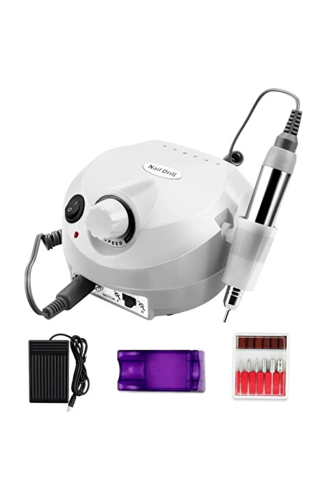 Nail Drill Profesyonel Elektrikli Freze Tırnak Parlatıcı Törpü Manikür Pedikür Makinesi Point Power NAIL MASTER