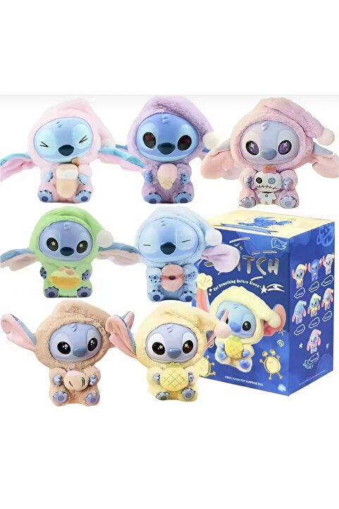 ZİVENTA Stitch Oyuncak Anahtarlık Askılı 15 cm Peluş Oyuncak Sürpriz Paket Sevgili Hediyelik