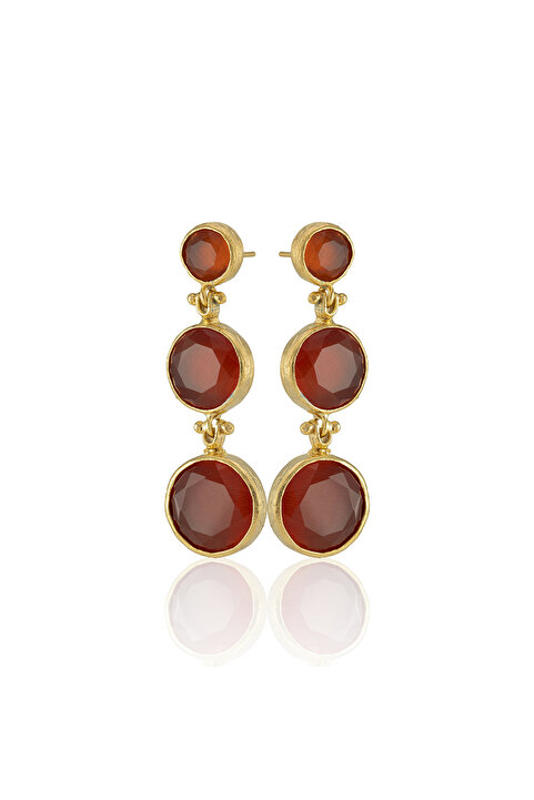 Design by Kadir Kadir Jewellery 22 Ayar Altın Kaplama Vintage Küpe -El İşçiliği Ve Hipoalerjenik Küpe