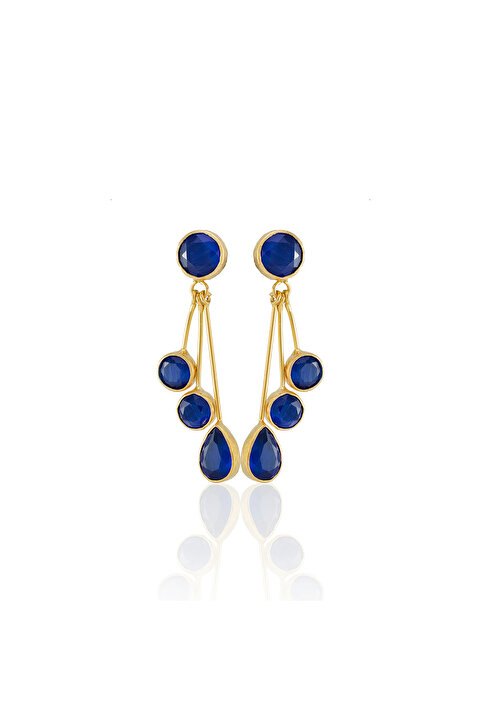 Design by Kadir Kadir Jewellery22 Ayar Altın Kaplama Vintage Küpe -El İşçiliği Ve Hipoalerjenik Küpe