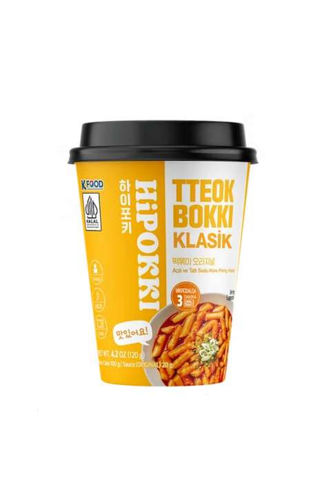 Genel Markalar Hipokki Acı Ve Tatlı Soslu Kore Tteokbokki Pirinç Keki 120gr