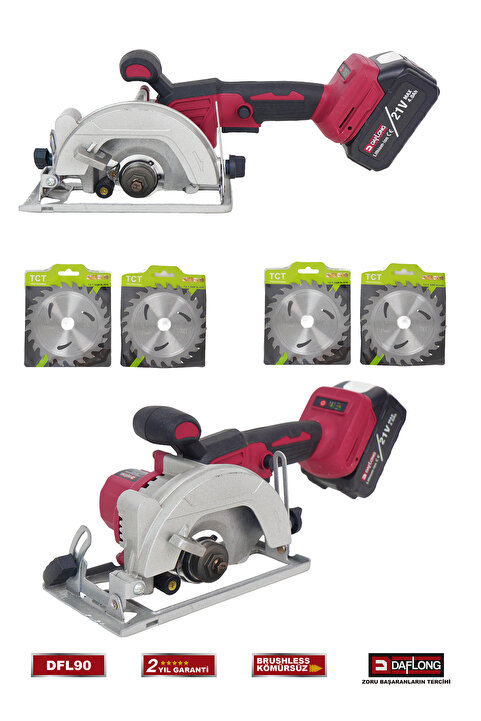 Daflong PRO 21V KÖMÜRSÜZ 125 MM BAKIR SARGILI SUNTA KESME MAKİNASI DFL-90