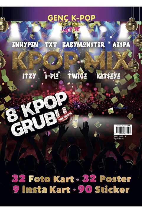 KSTAR Kpop Mix Aespa - Katseye - Babymonster - Itzy - Txt - Enhypen - İdle - Twice Dergisi K-pop