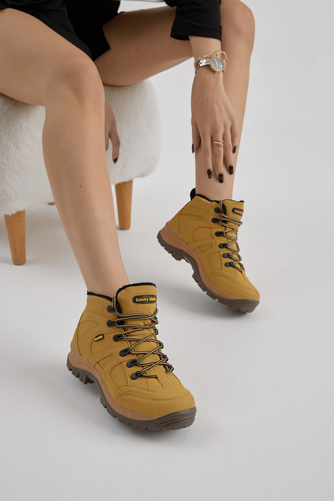 Tonny Black Unisex Camel Trekkıng Bot V2rts