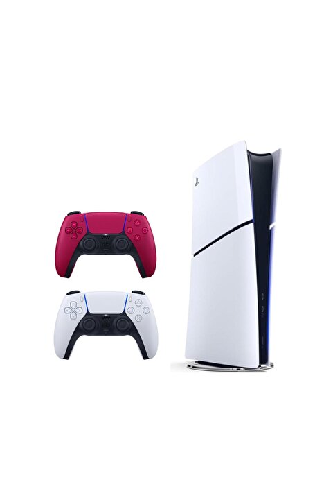 Sony Playstation 5 Slim Digital 825 GB + 2. Kırmızı Dualsense CFI-2116 İthalatçı Garantili