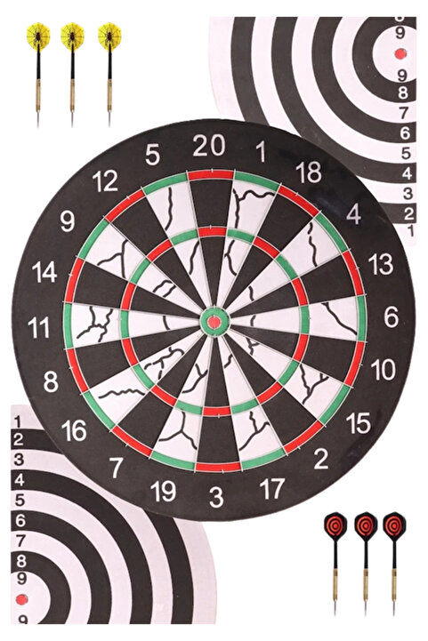 Delta Flocked Dart Seti 18 İnç + 6 Dart Oku 18 Gr