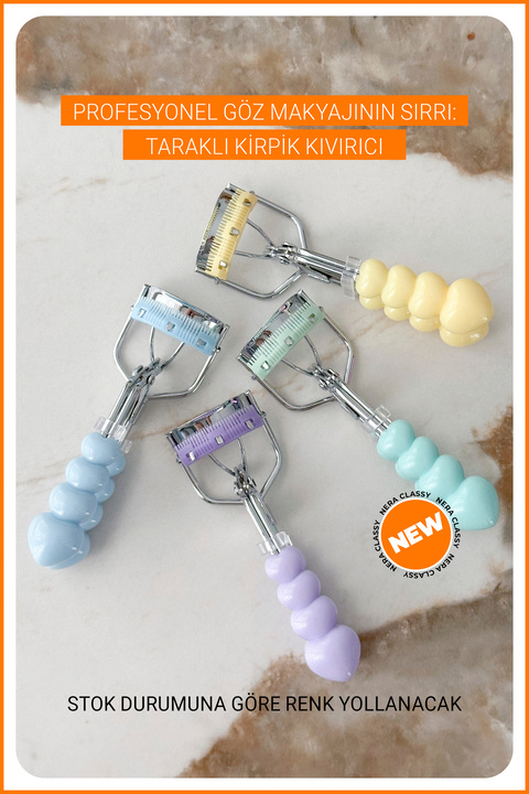 Nera Classy 1 Adet Özel Tasarım Taşınabilir Kirpik Kıvırıcı Set, Mini Kirpik Kıvırıcı