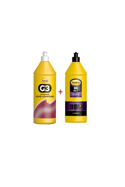 Genel Markalar G3 Wax Cila 1 Litre + G3 Çizik Giderici Pasta 1 Litre Seti