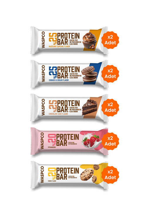 Waspco Lezzetli Protein Paketi x 10 Adet