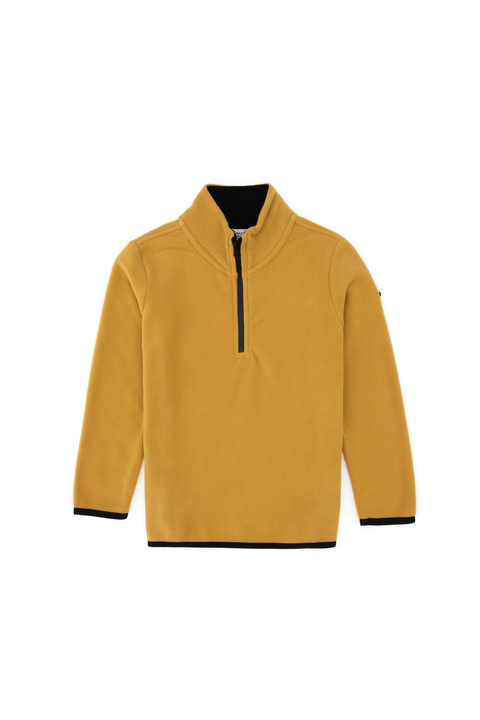 U.S. Polo Assn. Erkek Çocuk Hardal Yarım Fermuarlı Polar Sweatshirt 50313841-VR151