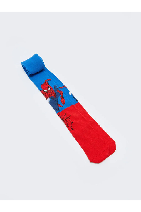 LC Waikiki LCW Kids Karışık Spider-man Desenli Erkek Çocuk Külotlu Çorap
