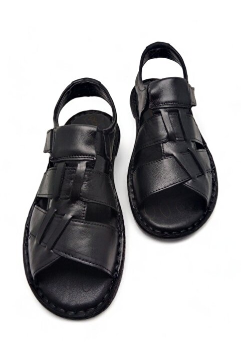 MAGIC SHOES Hakiki Deri Ortopedik Erkek Sandalet