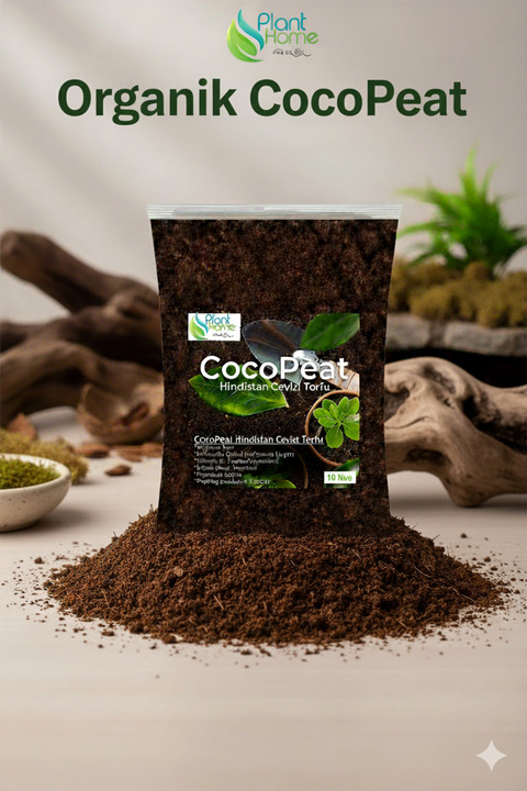 Plant Home Power Mix CocoPeat (Hindistan Cevizi Torfu) – Sülük, Salyangoz, Sürüngen, Amfibi -Kemirgen Yatak Malzemesi