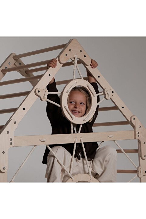 BAUMFEE SORBIA AHŞAP OYUN EVİ Montessori Oyun Parkuru | Oyun Evi | Monkeys Bar
