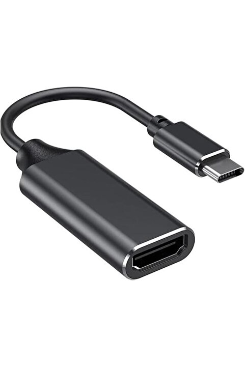 pluscore Type-C to HDMI Çevirici USB C to HDMI Adaptör Macbook Uyumlu 4K Çevirici Iphone 15/16/17 Uyumlu