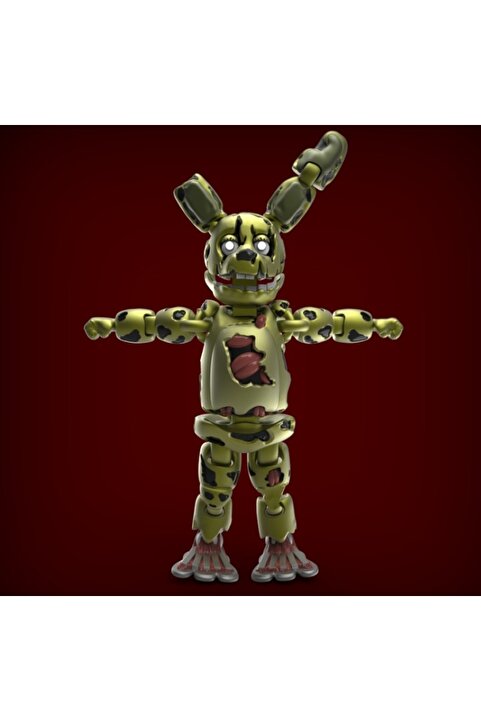 Giftbox3d Five Nights at Freddy's Karakterlerinden Springtrap Figürü