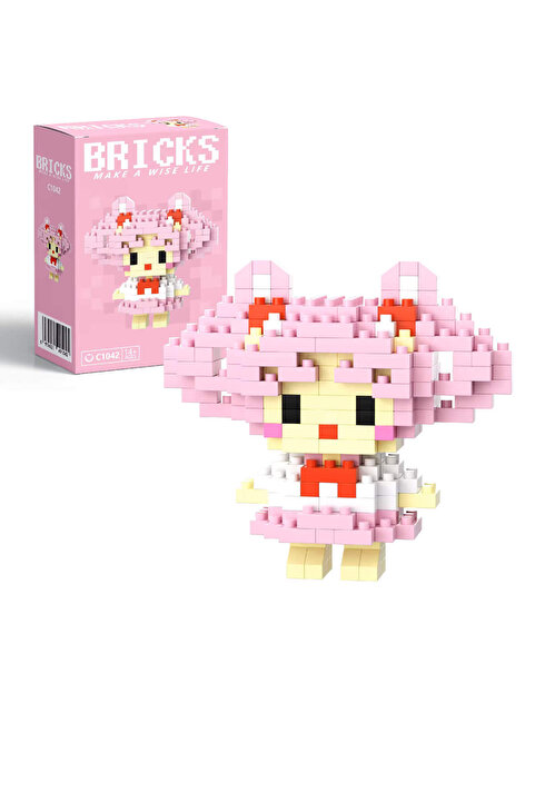 Bricks make a wise life Chibusa 3d Yapboz Figür Seti