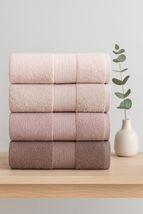 Casnack Veronica Small 4'lü Havlu Seti 50x90 cm