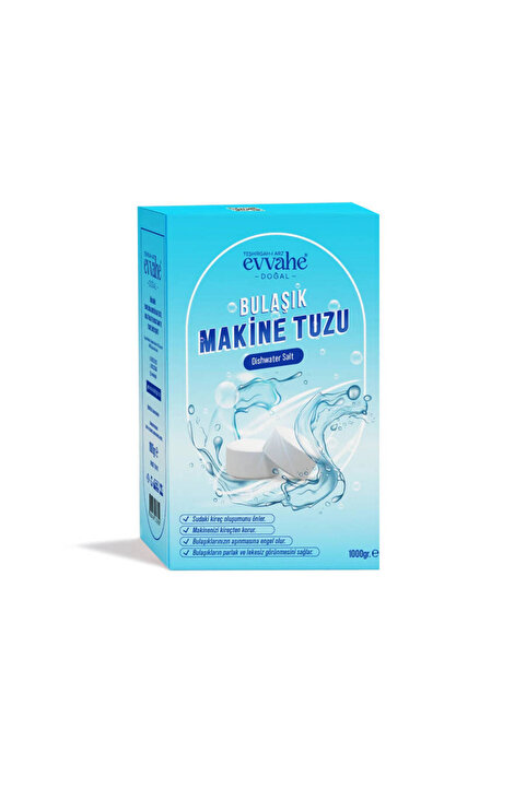 EVVAHE DOĞAL Bulaşık Makine Tuzu (1 Kg)