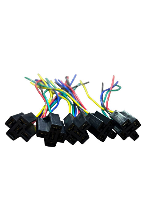 benmax Mini Röle Soketi 4-5 Fişli Uyumlu 20 cm Kablolu 5 Adet Fiyatı (BX14 035)