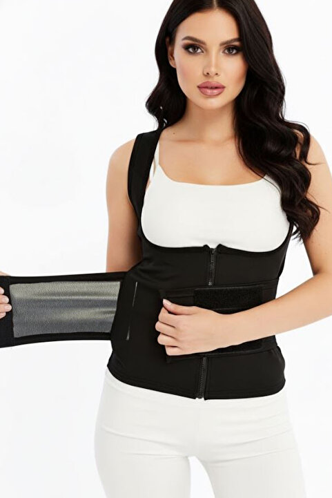 Shopynar Sauna Termal Yelek Terletme Etkili Atlet Bel Kemer Korse