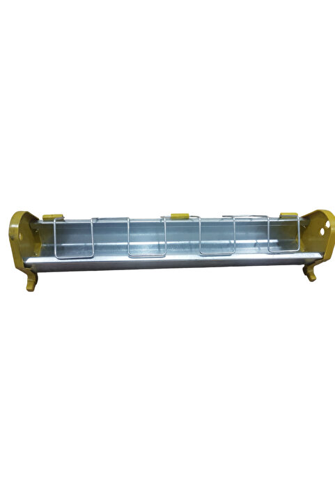 Cosar GÜVERCİN METAL YEMLİK 50 CM KUŞ BILDIRCIN KEKLİK TAVUK YEMLİK SULUK GALVANİZ YEMLİK