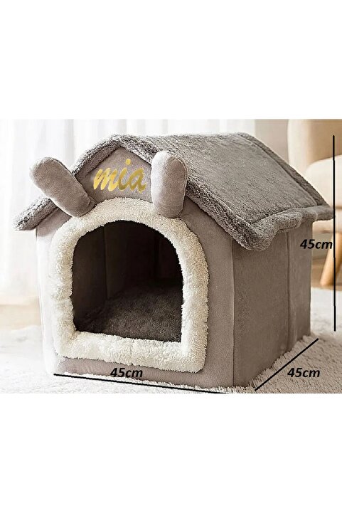 pericat petshop doyapet peluş özel tasarımlı kedi yatağı evi ve köpek evi yatağı kulübesi