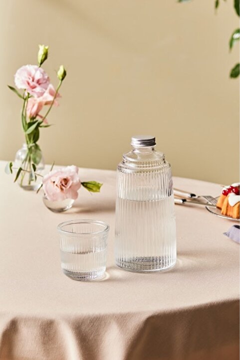 Karaca Lille Şeffaf Cam Başucu Sürahisi 1100 ml