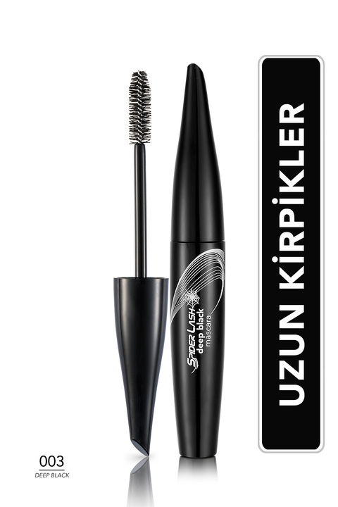 Flormar Hacim Veren Maskara (SİYAH) - Spider Lash Mascara - 001 Deep Black - 8690604110643