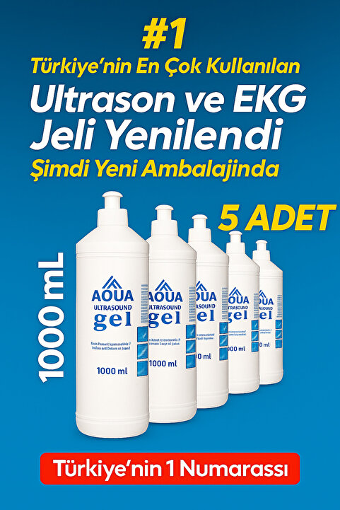 evve 5 Adet – EKG, EEG, EMS, Epilasyon Jeli, Ultrason Jeli ve Kayganlaştırıcı Jel
