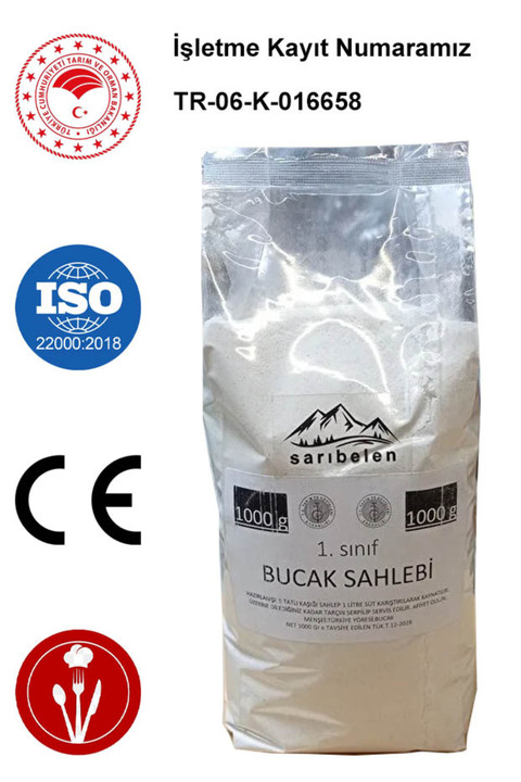 sarıbelen Bucak Salep Saf İçime Hazır 1000 g - 1 kg