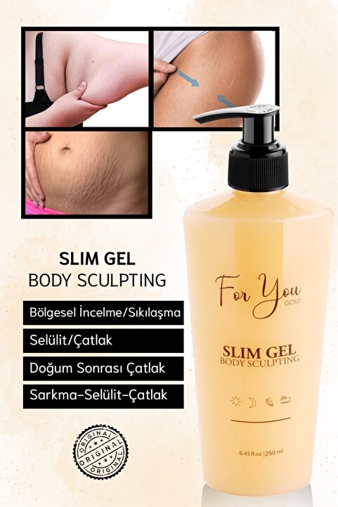 For You Gold Sıkılaştırıcı - Toparlayıcı - Selülit Gidermeye Yardımcı Vücut Bakım Slim Jel